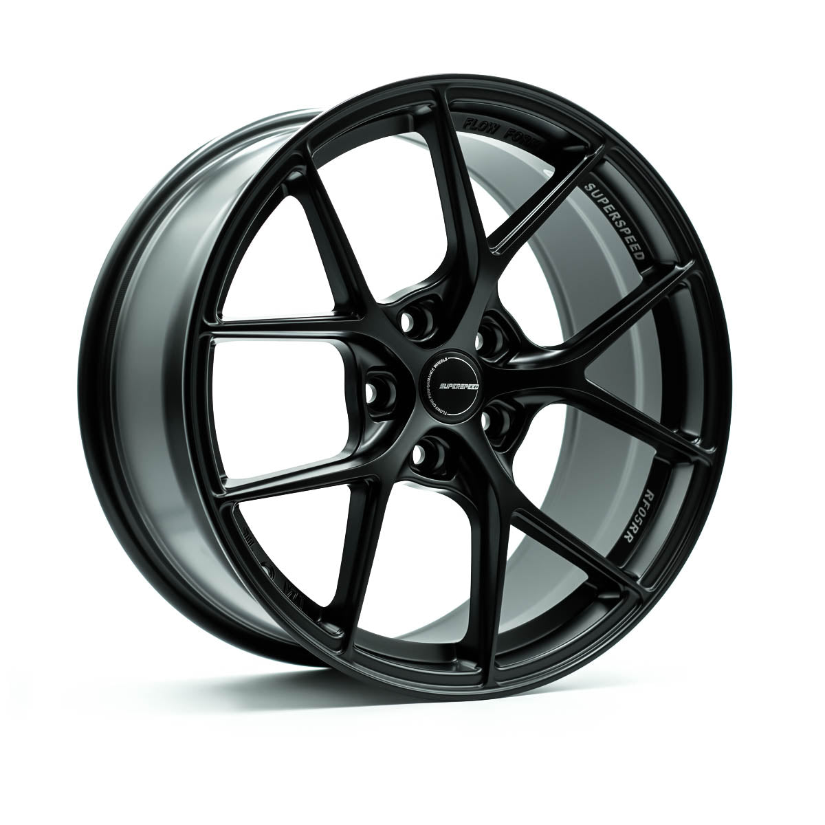 Superspeed Matt Black Flow Form RF05RR - 5x114.3