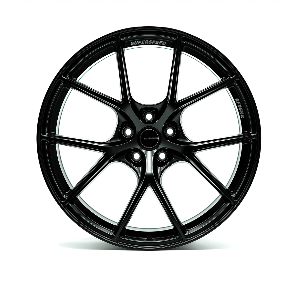 Superspeed Matt Black Flow Form RF05RR - 5x112