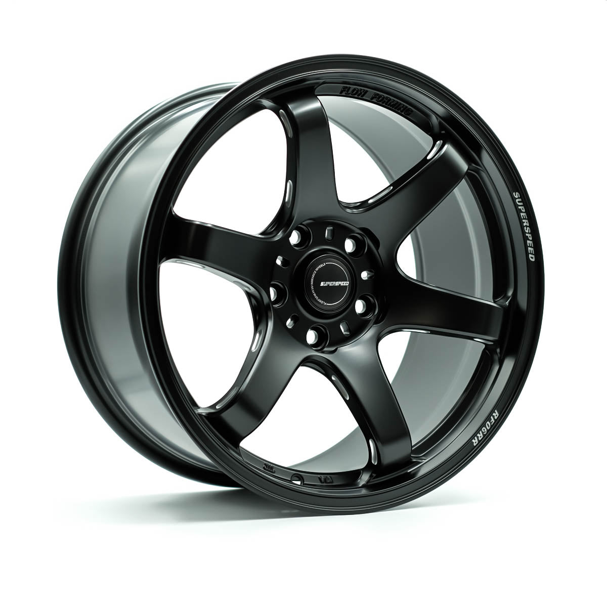 Superspeed Matt Black Flow Form RF06RR - 5x100