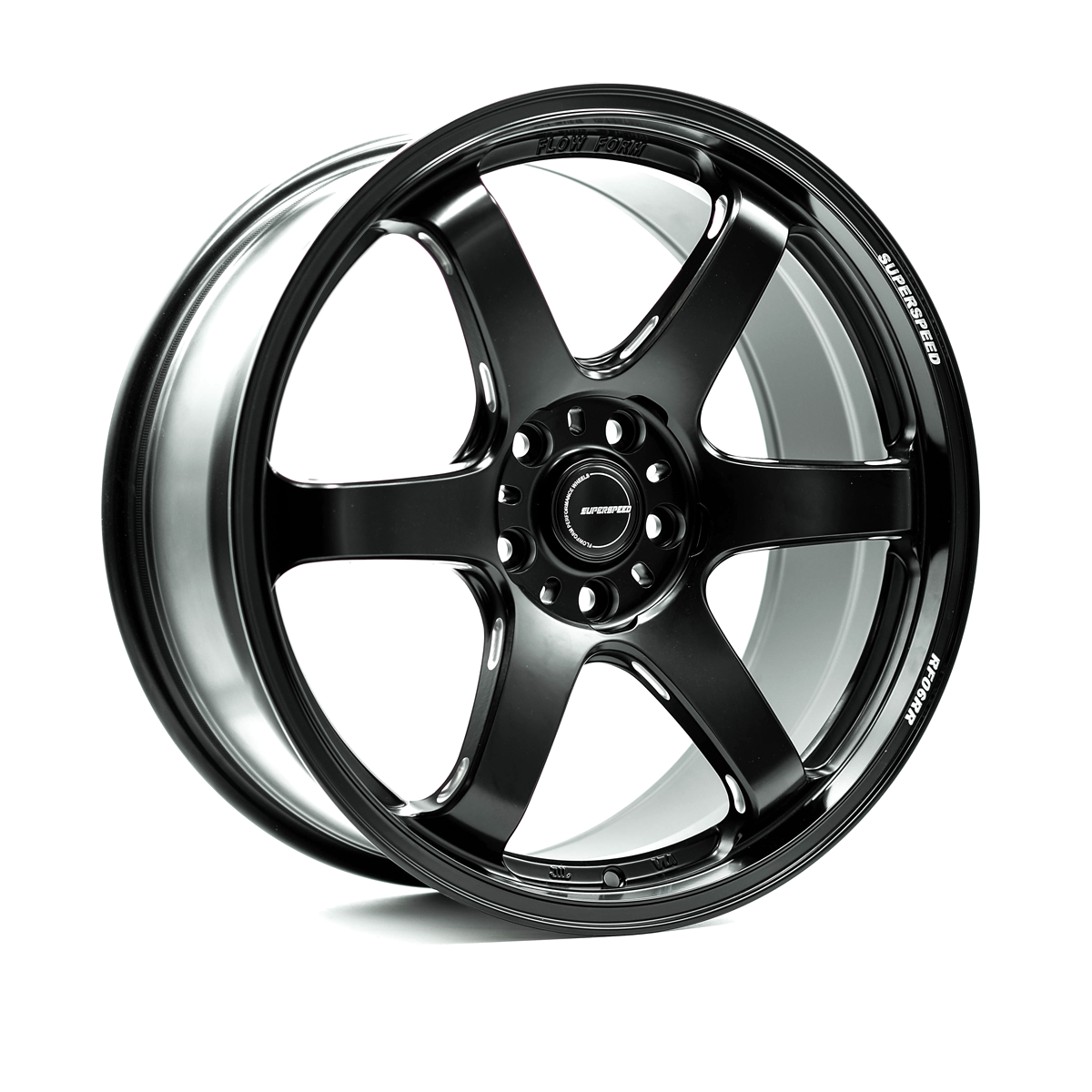 Superspeed Matt Black Flow Form RF06RR - 5x112