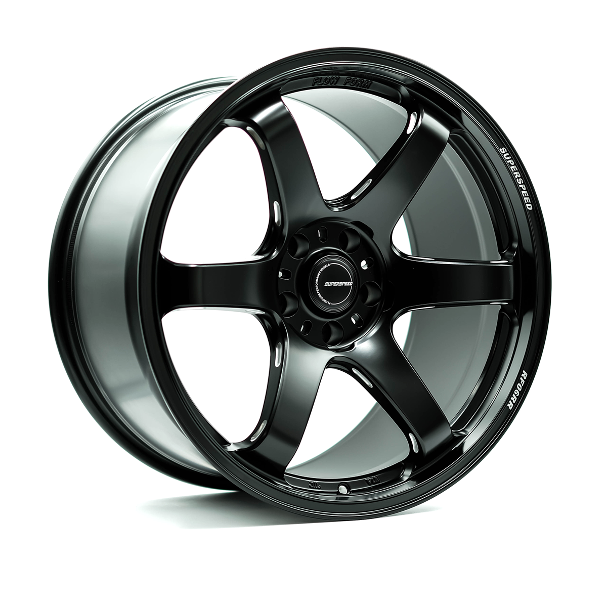 Superspeed Matt Black Flow Form RF06RR - 5x112