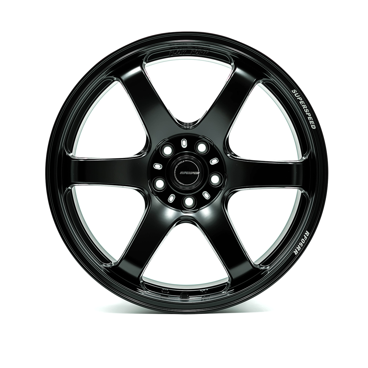 Superspeed Matt Black Flow Form RF06RR - 5x112