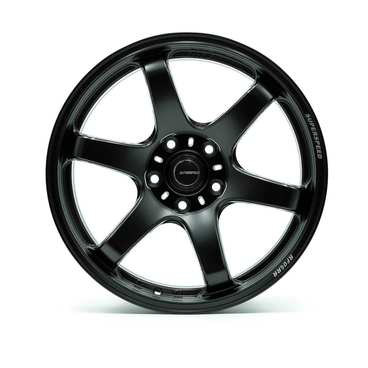 Superspeed Matt Black Flow Form RF06RR - 5x100