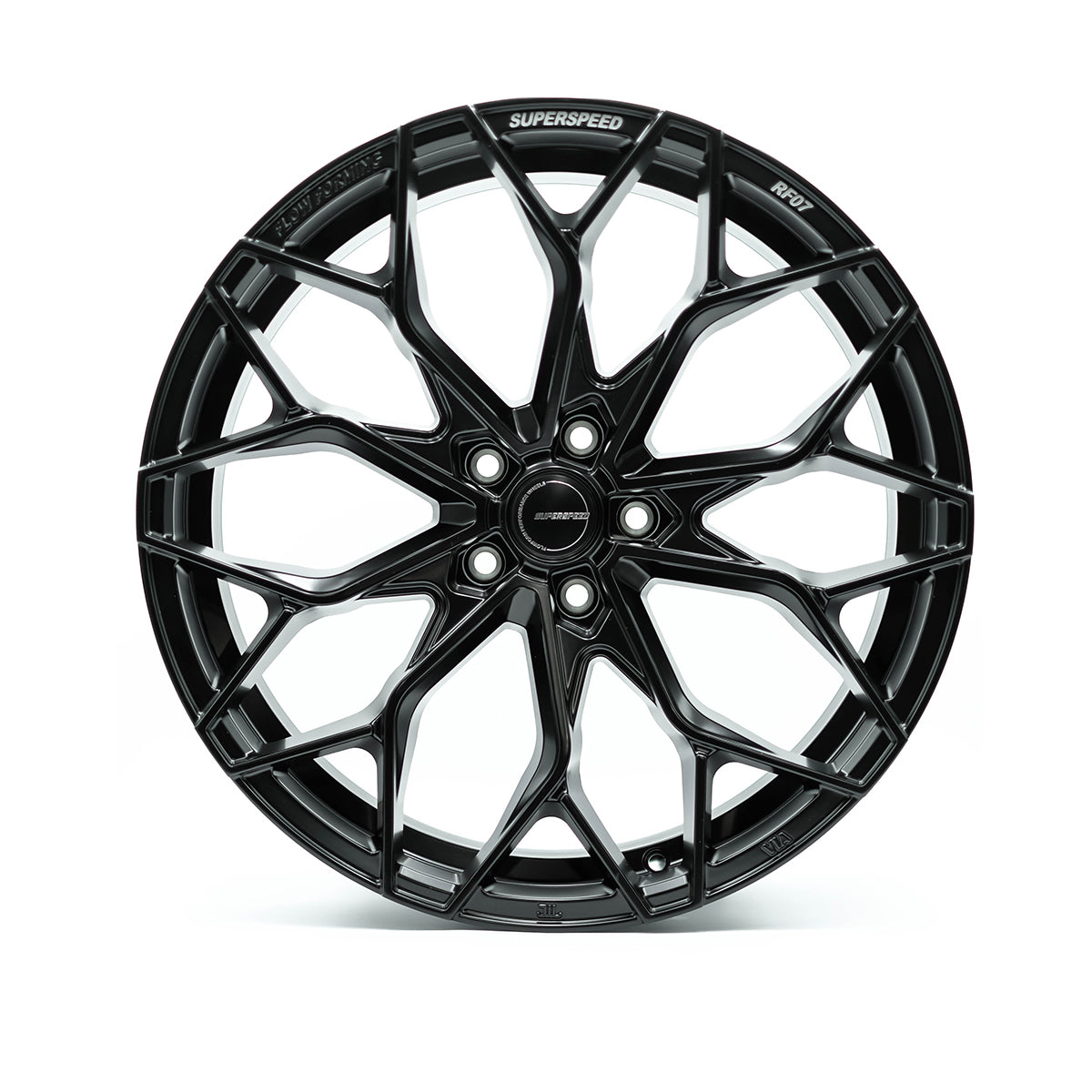 Superspeed Matt Black Flow Form RF07 - 5x120