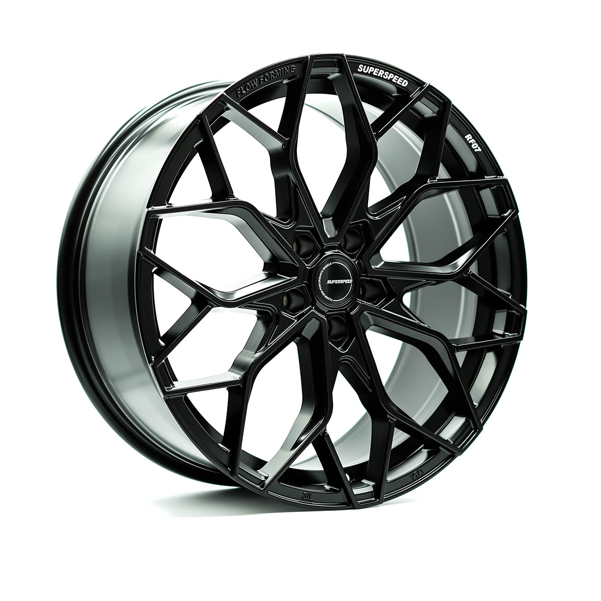 Superspeed Matt Black Flow Form RF07 - 5x112