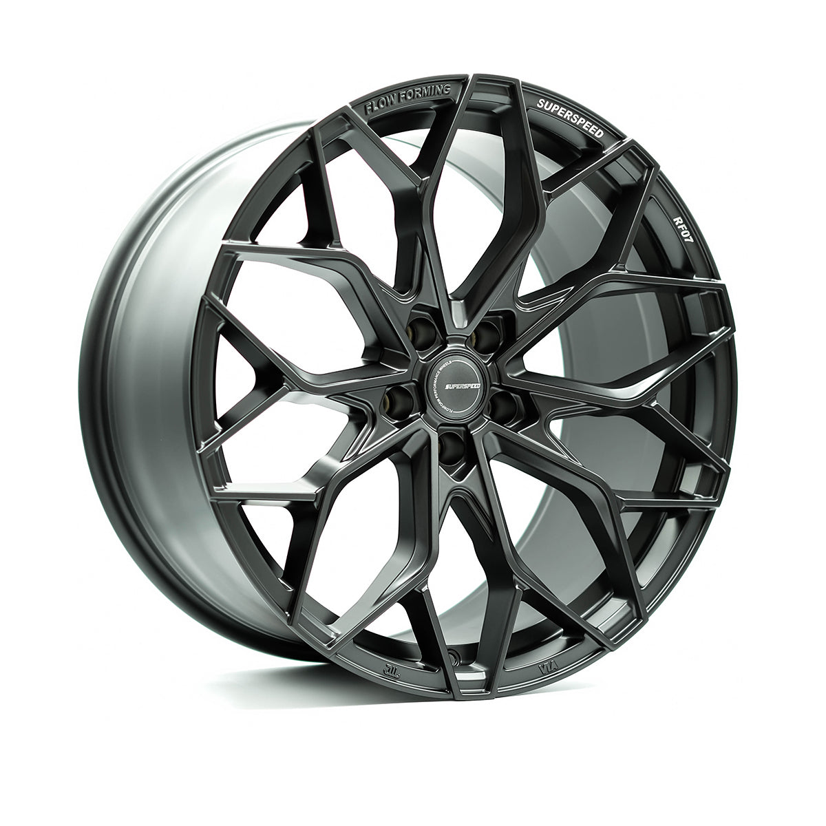 Superspeed Matt Gunmetal Flow Form RF07 - 5x112