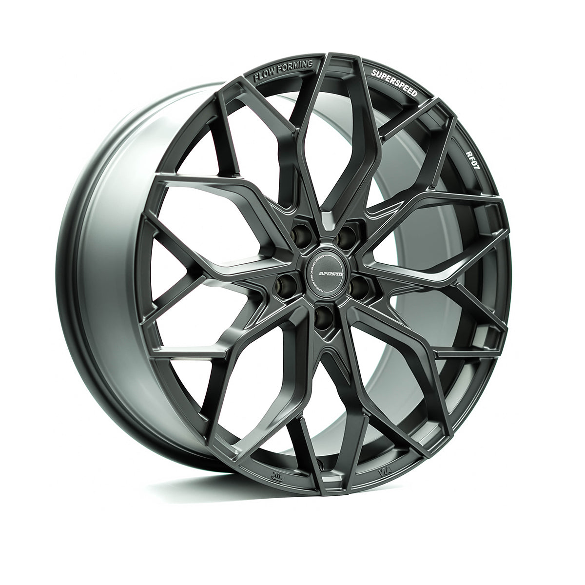 Superspeed Matt Gunmetal Flow Form RF07 - 5x112