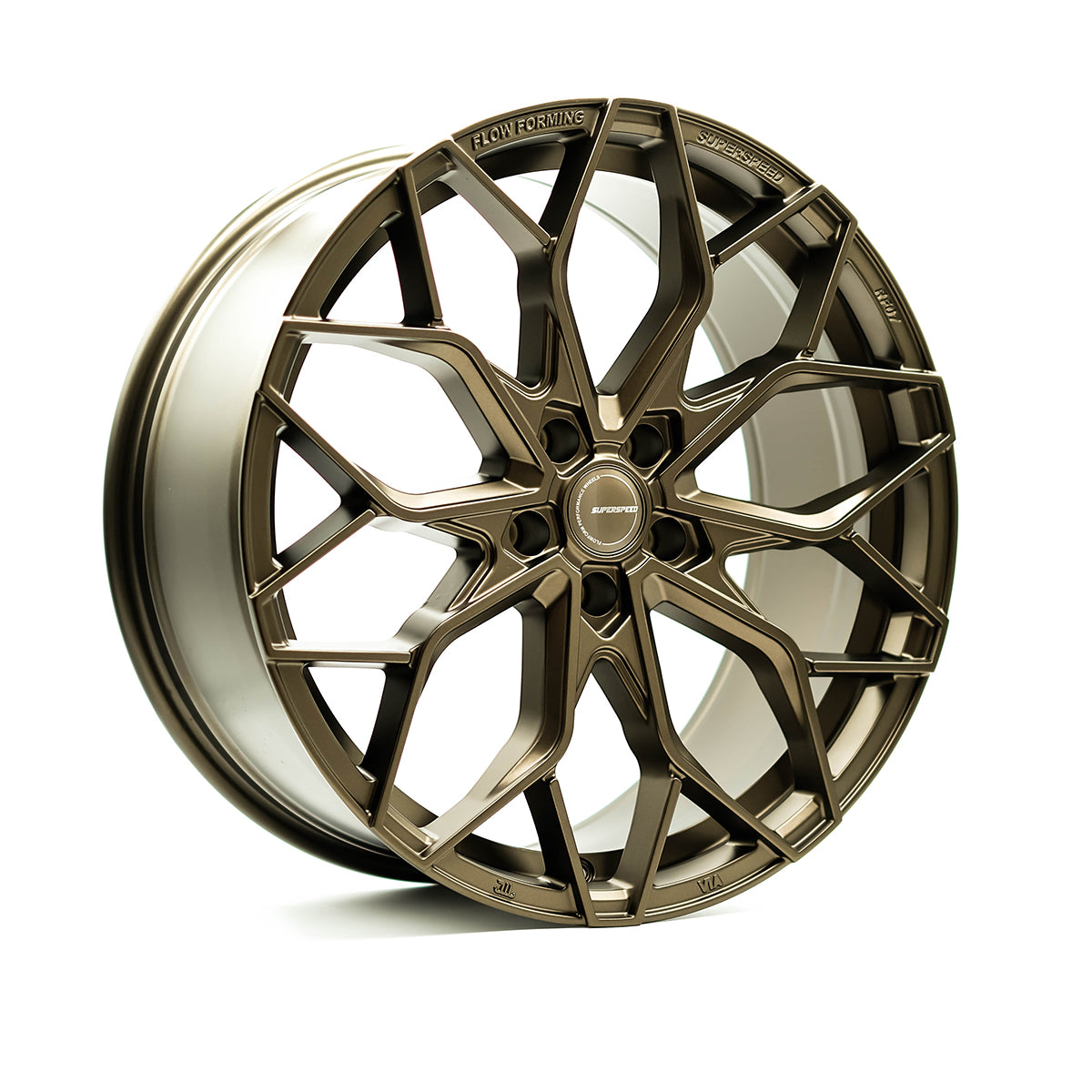 Superspeed Satin Bronze Flow Form RF07 - 5x112