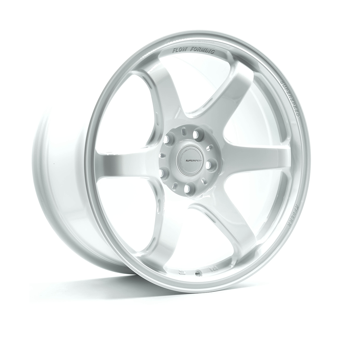 Superspeed Speed White - Full Paint Flow Form RF06RR - 5x120
