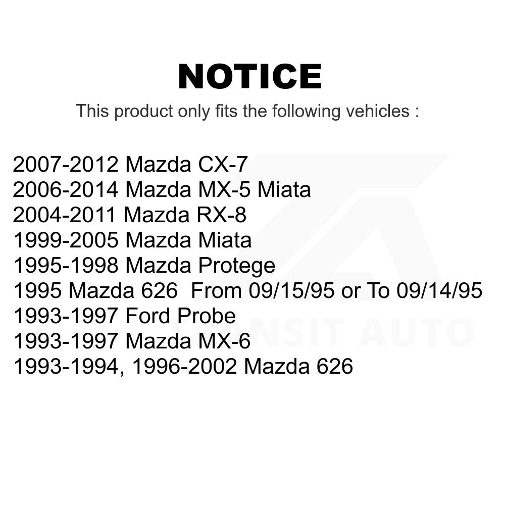 Suspension Stabilizer Bar Link Kit 72-K80157 For Mazda CX-7 Miata MX-5 626 RX-8 Protege Ford Probe MX-6