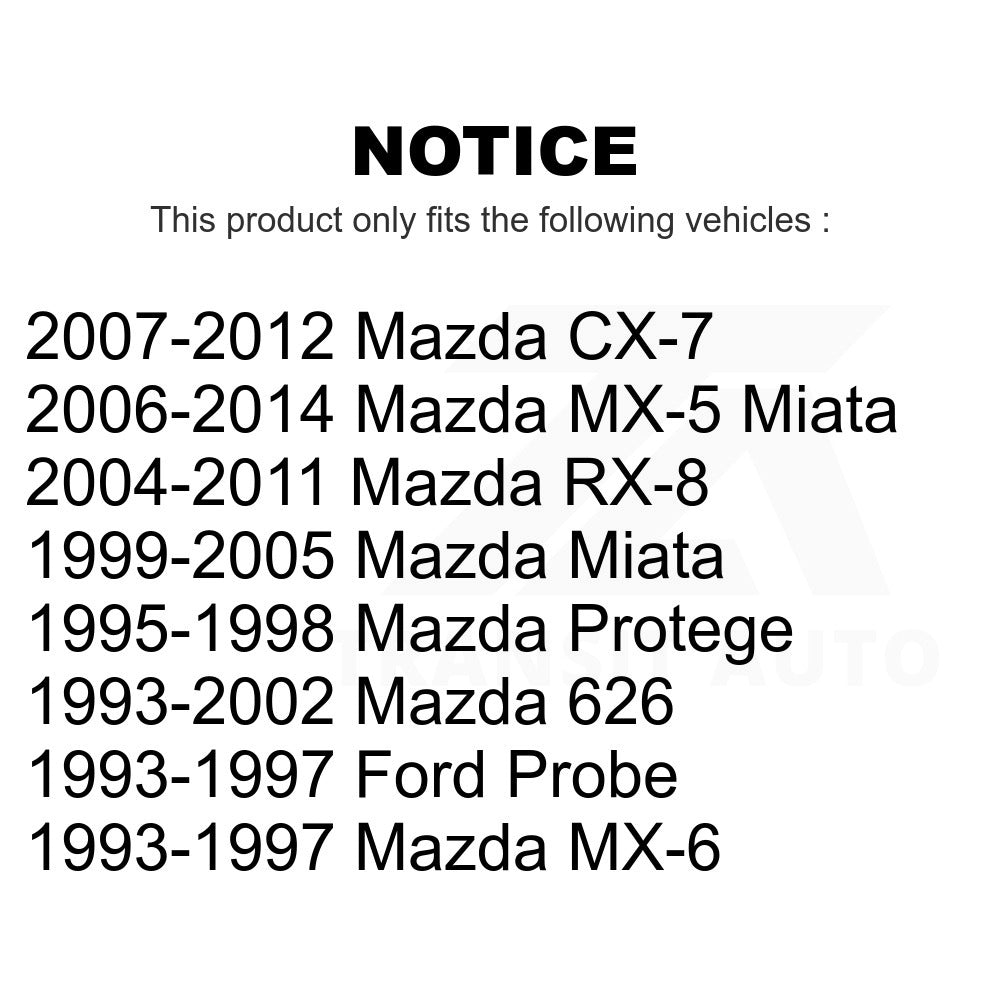 Suspension Stabilizer Bar Link Kit 72-K80158 For Mazda CX-7 Miata MX-5 626 RX-8 Protege Ford Probe MX-6