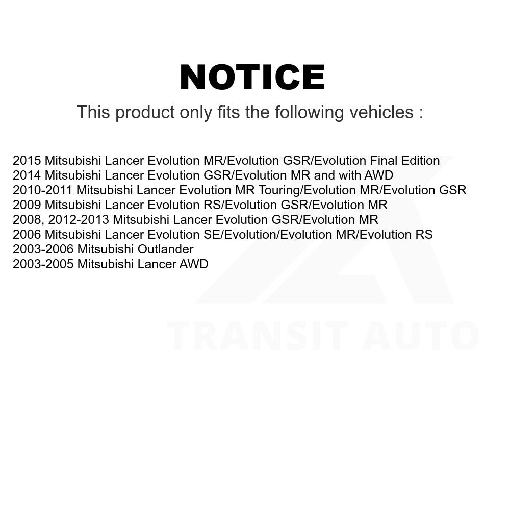 Suspension Stabilizer Bar Link Kit TOR-K750196 For Mitsubishi Lancer Outlander