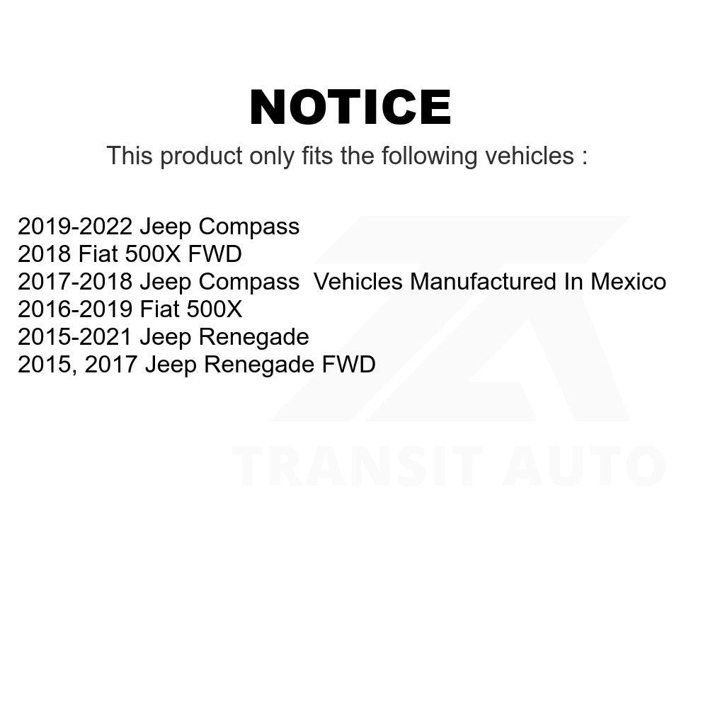 Suspension Stabilizer Bar Link Kit TOR-K750795 For Jeep Renegade Compass Fiat 500X