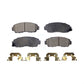 Front Ceramic Disc Brake Pads TEC-1089 For Honda CR-V Odyssey Acura RDX Accord Crosstour