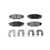 Rear Ceramic Disc Brake Pads TEC-1114 For Subaru Forester Outback Impreza Crosstrek Legacy XV WRX Scion FR-S BRZ
