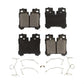 Rear Ceramic Disc Brake Pads TEC-1283 For Lexus LS460 LS500 LS600h LS500h