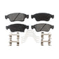 Front Ceramic Disc Brake Pads TEC-1287 For INFINITI G37 G35 Q60