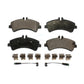 Rear Ceramic Disc Brake Pads TEC-1318A For Sprinter 3500 Mercedes-Benz Freightliner Dodge