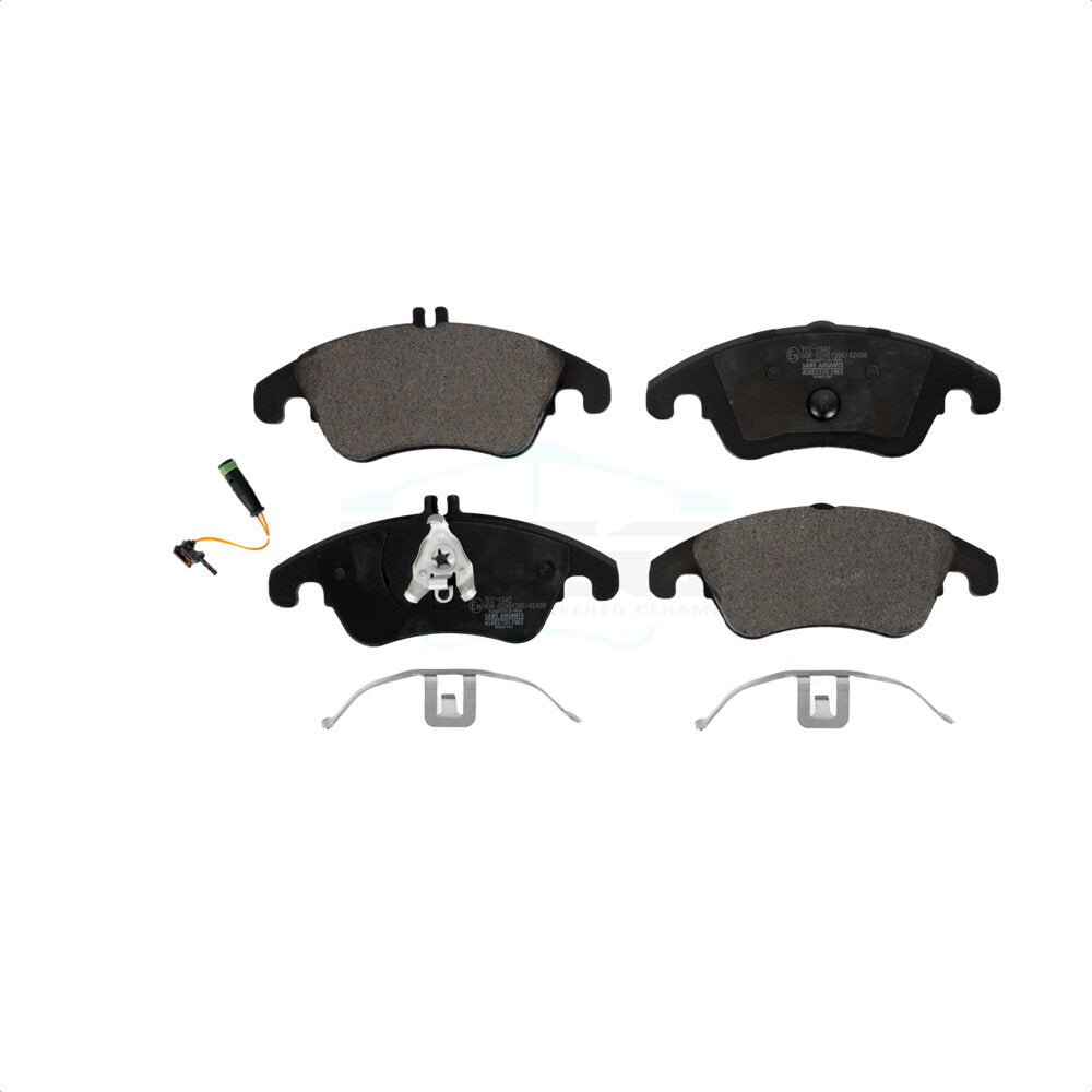 Front Ceramic Disc Brake Pads TEC-1342 For Mercedes-Benz E350 C300 C250 C350 E400 E550 SLK250 CLS400 SLK350 E250 SLK300 SLC300 E300