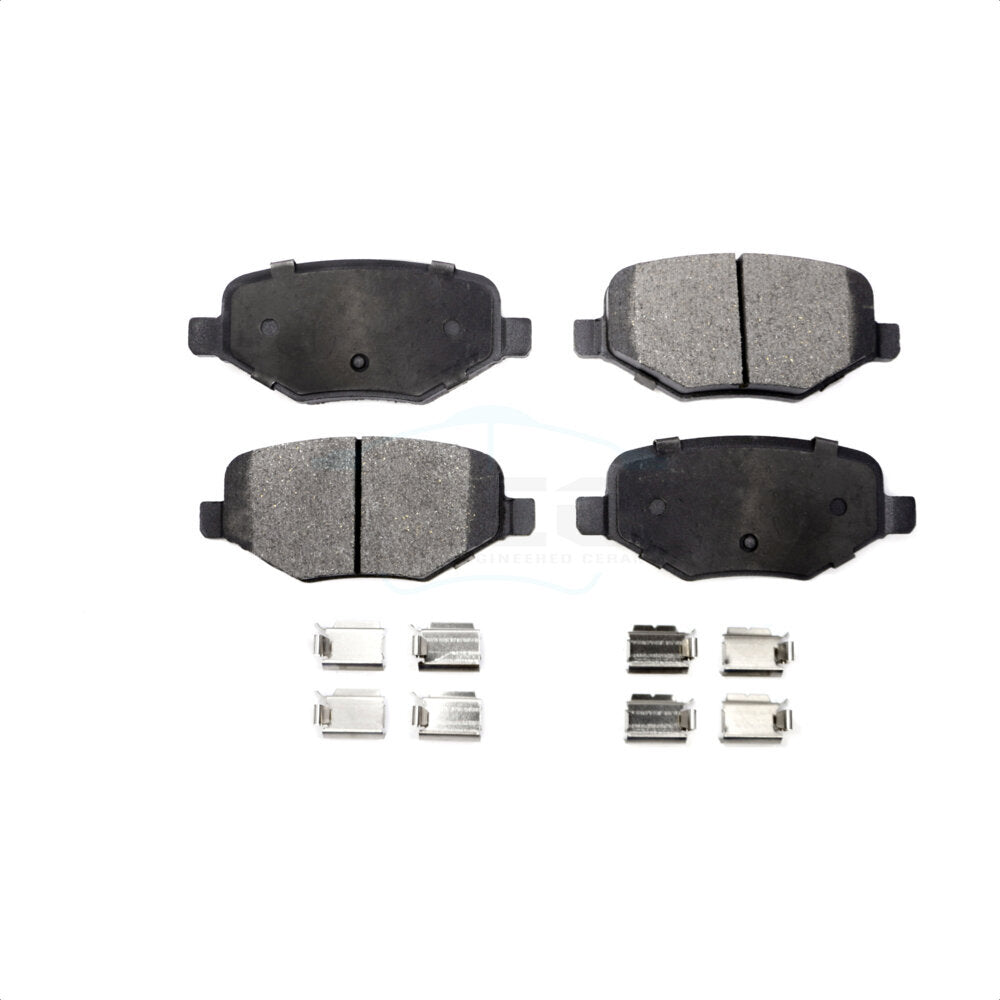 Rear Ceramic Disc Brake Pads TEC-1377 For Ford Explorer Edge Taurus Flex Lincoln Police Interceptor Utility MKX MKS MKT