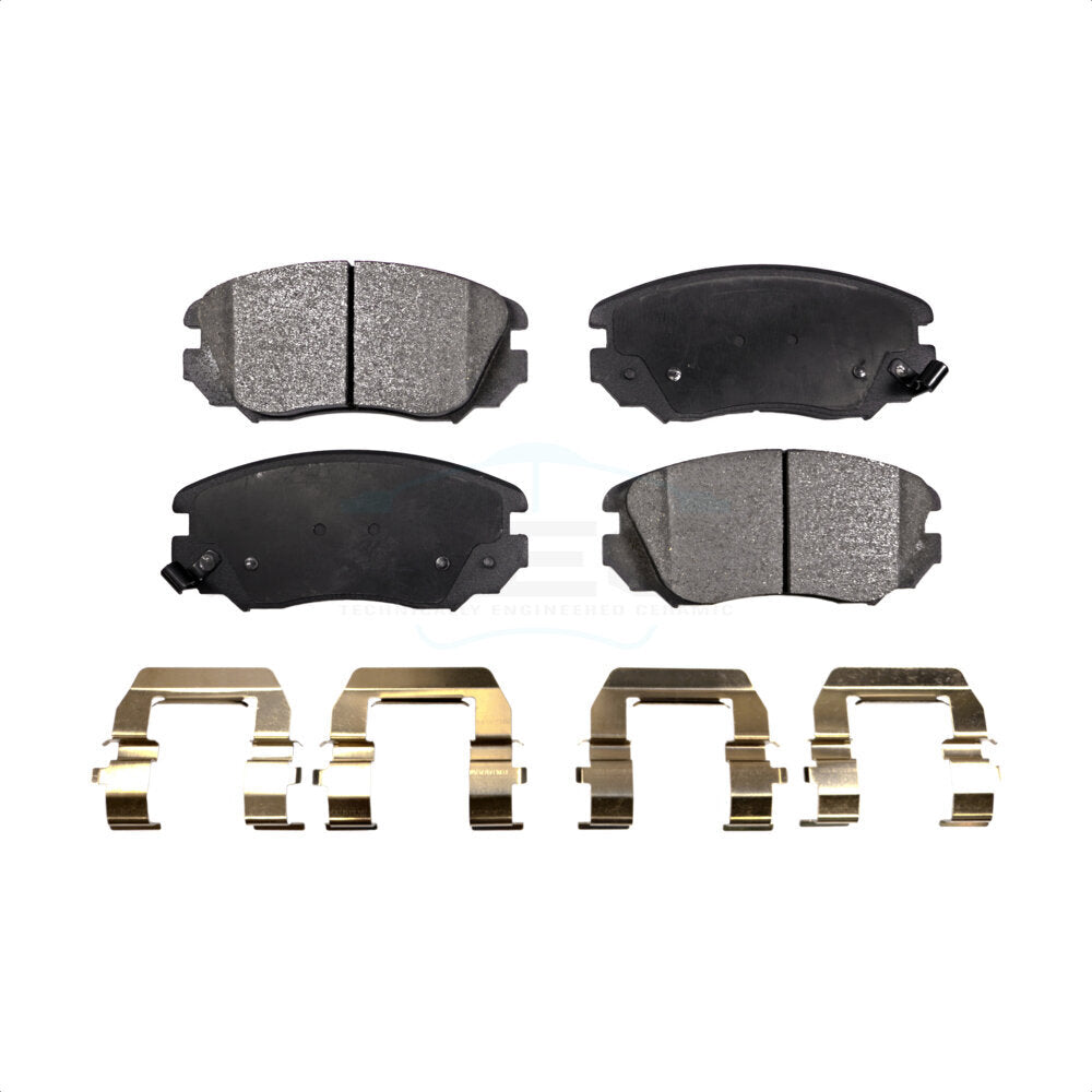 Front Ceramic Disc Brake Pads TEC-1421 For Chevrolet Equinox GMC Terrain Malibu Buick Impala LaCrosse Regal Limited Cascada Saab 9-5 Cadillac ELR Allure