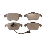 Front Ceramic Disc Brake Pads TEC-1535 For 2010-2010 Audi A5 Quattro With 314mm Diameter Rotor