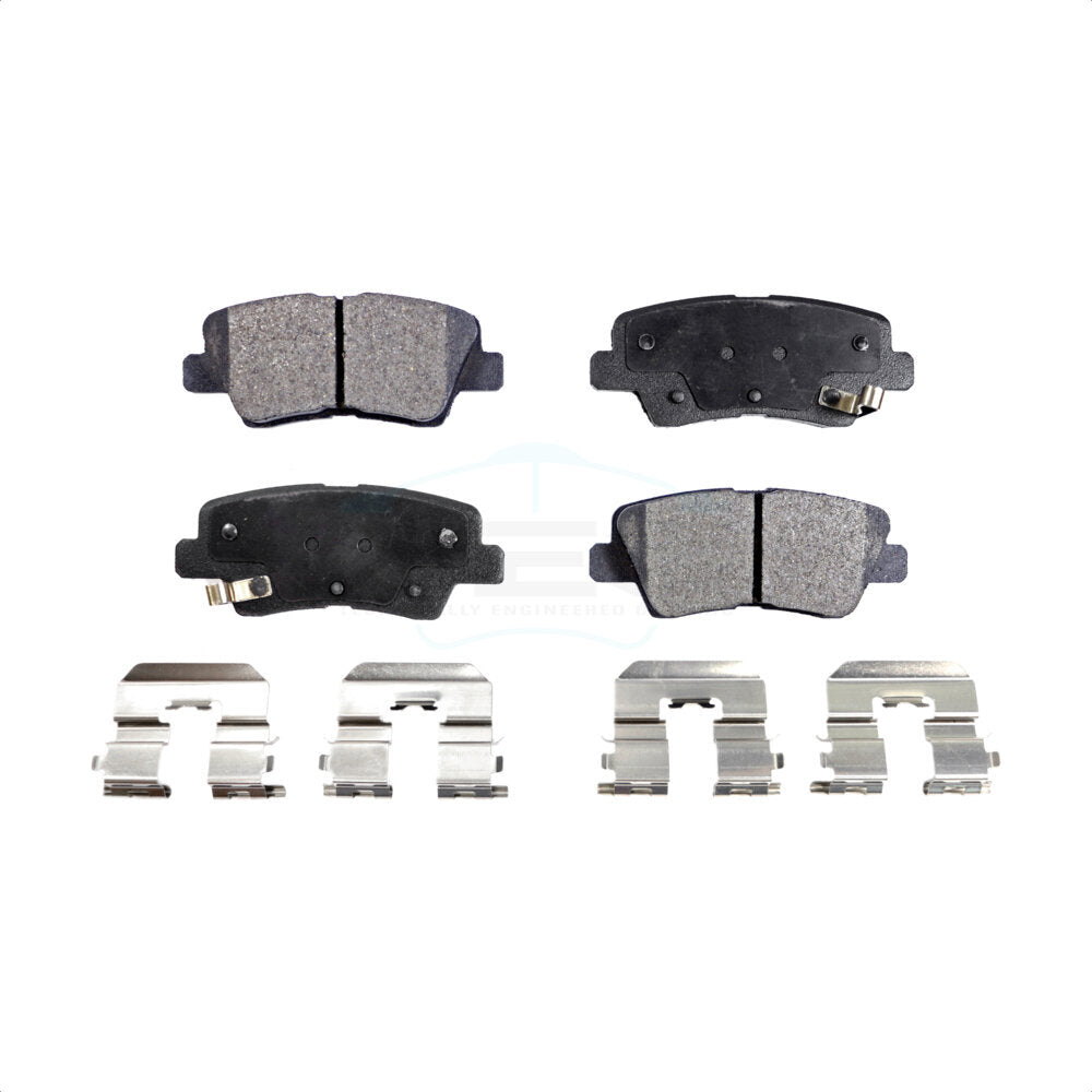Rear Ceramic Disc Brake Pads TEC-1544 For Hyundai Kia Elantra Optima Soul Sonata Forte Accent Rio Veloster GT Forte5 Cadenza Coupe Koup EV