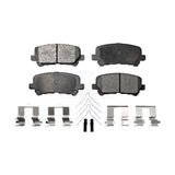 Rear Ceramic Disc Brake Pads TEC-1585 For Honda Odyssey Pilot Acura MDX ZDX
