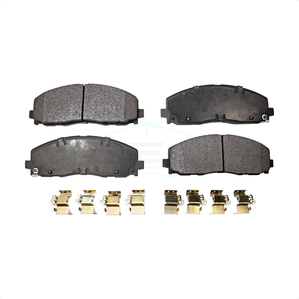Front Ceramic Disc Brake Pads TEC-1589 For Dodge Grand Caravan Chrysler Journey Town & Country Jeep Pacifica Wrangler Gladiator Ram C/V Volkswagen Routan Voyager
