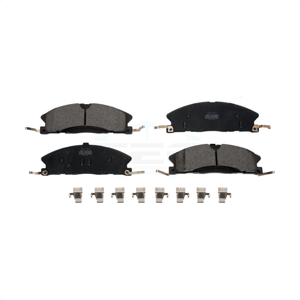 Front Ceramic Disc Brake Pads TEC-1611 For Ford Explorer Taurus Flex Police Interceptor Utility Lincoln Sedan MKS MKT Special Service