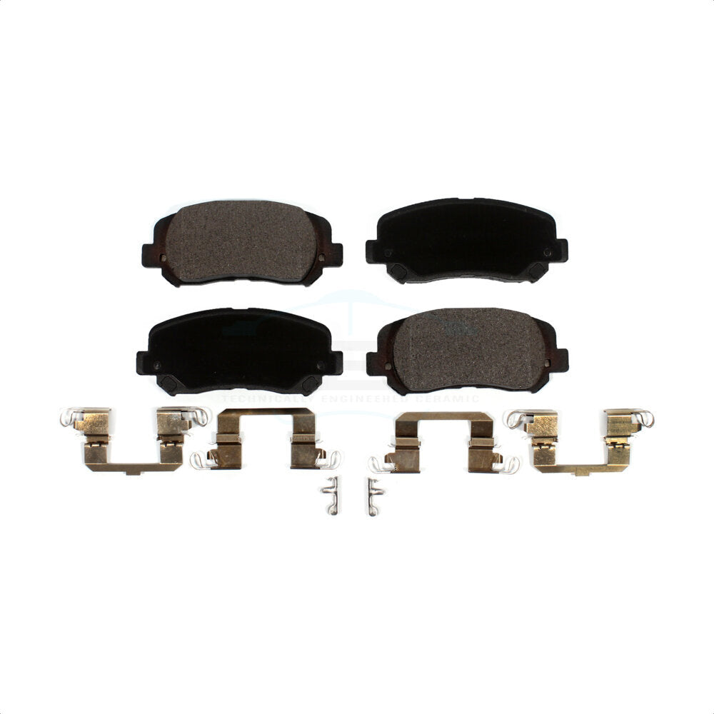 Front Ceramic Disc Brake Pads TEC-1640A For Jeep Cherokee Chrysler 200