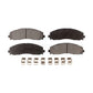 Rear Ceramic Disc Brake Pads TEC-1691 For Ford F-250 Super Duty F-350 F-450