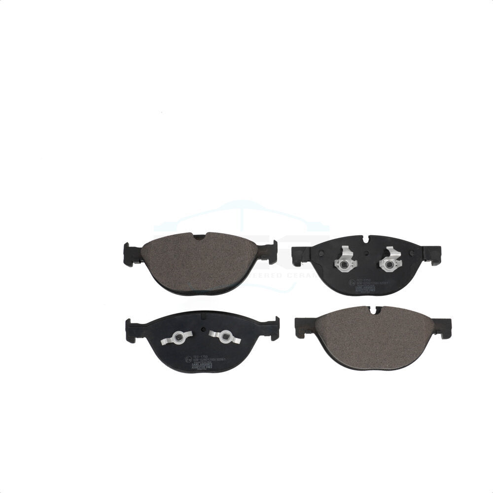 Front Ceramic Disc Brake Pads TEC-1750 For 2014-2020 Jaguar F-Type With 380mm Diameter Rotor Cast Iron