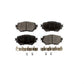 Front Ceramic Disc Brake Pads TEC-1759 For 2014-2018 Mazda 3 Sport Vehicles Manufactured In Mexico