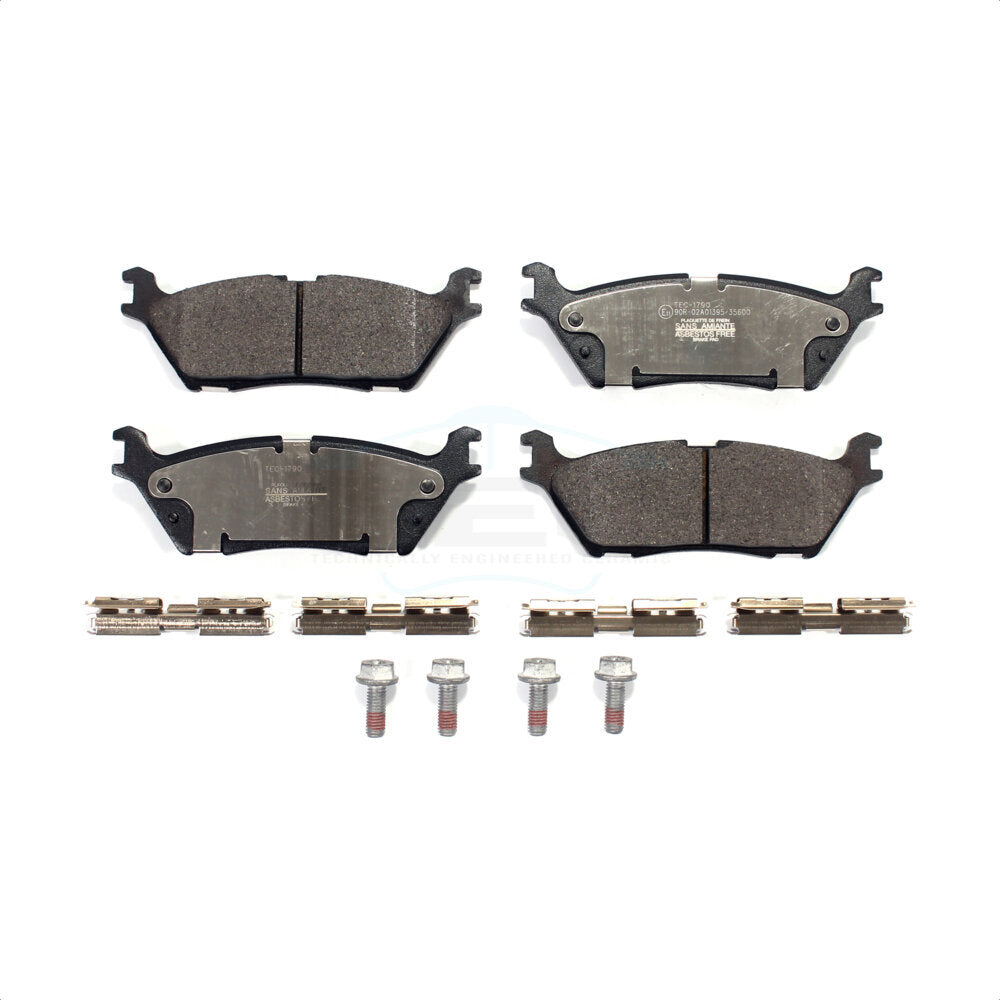 Rear Ceramic Disc Brake Pads TEC-1790 For Ford F-150 Expedition Lincoln Navigator