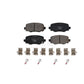 Rear Ceramic Disc Brake Pads TEC-1809 For Jeep Renegade Fiat 500X
