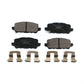 Rear Ceramic Disc Brake Pads TEC-1841 For Honda HR-V CR-Z