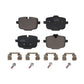 Rear Ceramic Disc Brake Pads TEC-1850 For BMW X3 X5 530i xDrive 540i X7 750i 530e 740i X4 M550i 640i Gran Turismo 740e Alpina B7 X6 540d 840i Coupe 750Li