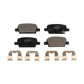 Rear Ceramic Disc Brake Pads TEC-1921 For 2016-2022 Chevrolet Malibu With Manual Parking