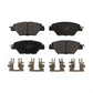 Rear Ceramic Disc Brake Pads TEC-1934 For 2016-2022 Mazda CX-9