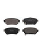 Rear Ceramic Disc Brake Pads TEC-1965 For Nissan Rogue Sport LEAF Qashqai With Electric Parking