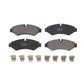 Rear Ceramic Disc Brake Pads TEC-2201 For Mercedes-Benz Sprinter 3500 2500 Freightliner 1500 3500XD