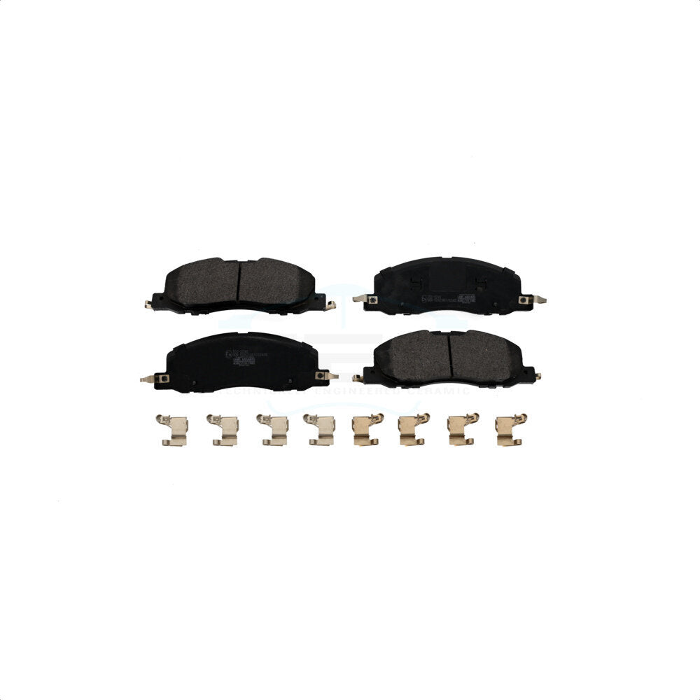 Front Ceramic Disc Brake Pads TEC-2230 For Ford Explorer Lincoln Aviator With 345mm Diameter Rotor Standard Brakes