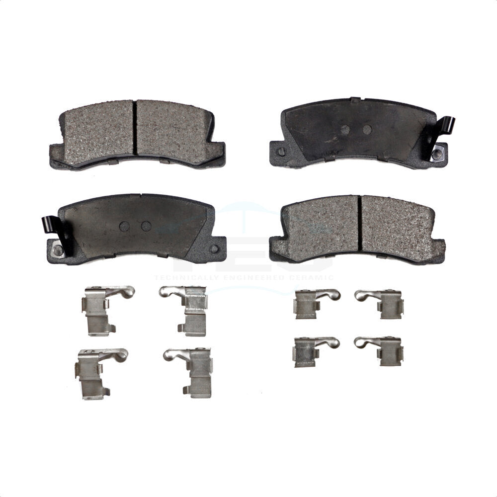 Rear Ceramic Disc Brake Pads TEC-325 For Toyota Camry Lexus RX300 ES300 Solara Celica Corolla Prizm Chevrolet Geo Nova ES250