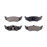 Rear Ceramic Disc Brake Pads TEC-641 For Chrysler PT Cruiser Dodge Neon Sebring Stratus Intrepid 300M Concorde Plymouth LHS Cirrus Breeze LeBaron Eagle Vision New Yorker Acclaim Spirit