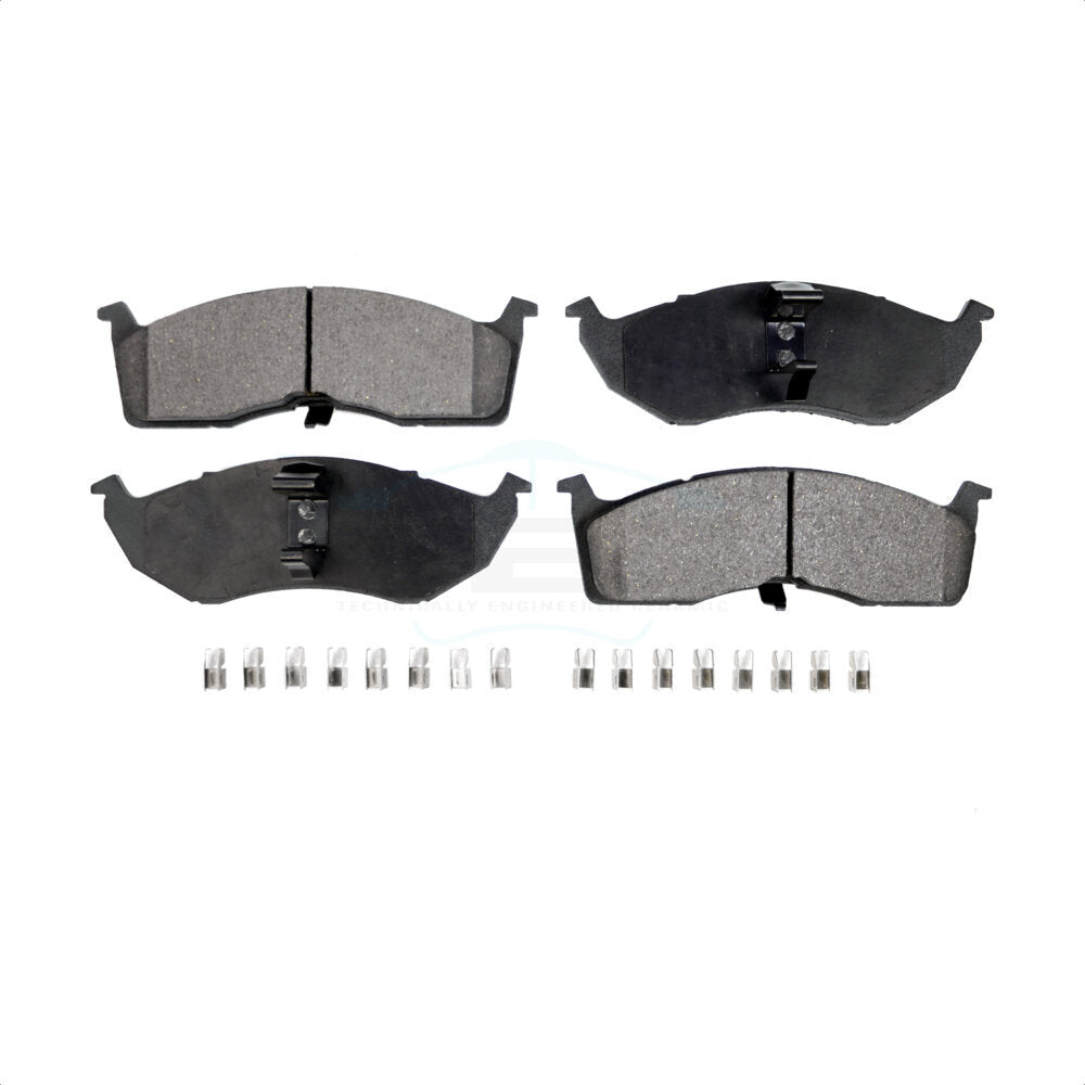 Front Ceramic Disc Brake Pads TEC-642 For Dodge Chrysler Grand Caravan Intrepid Plymouth Town & Country Concorde 300M Voyager LHS Neon Prowler Eagle Vision New Yorker