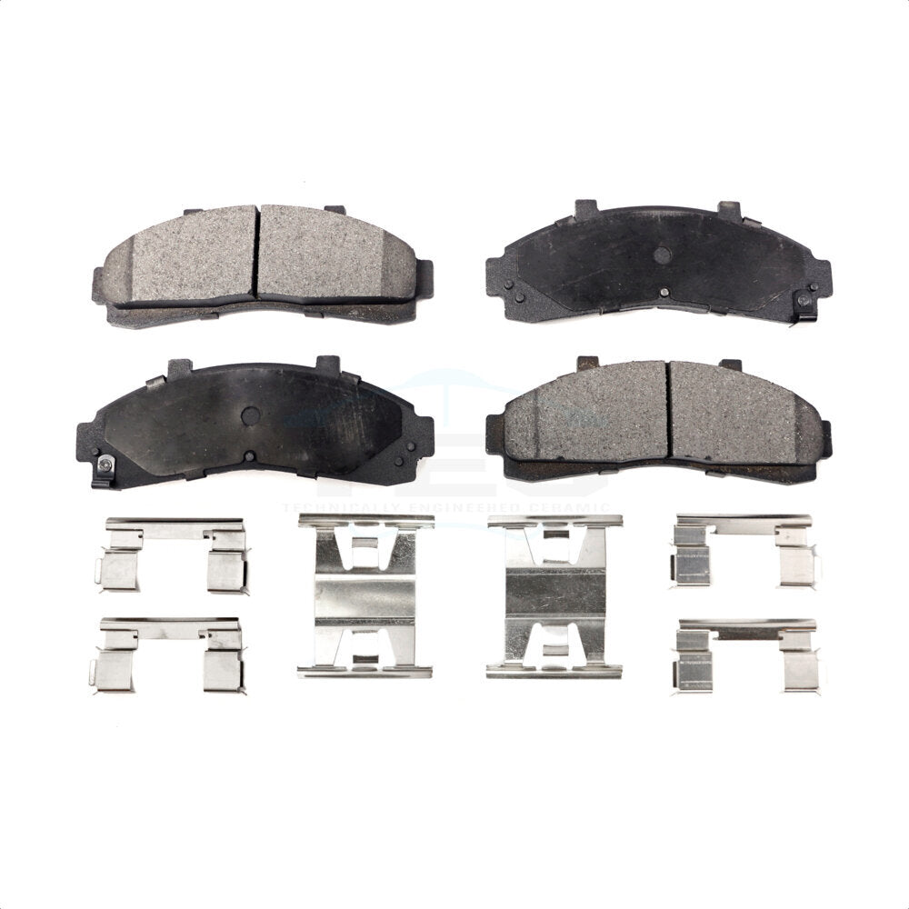 Front Ceramic Disc Brake Pads TEC-652 For Ford Ranger Explorer Mazda Mercury Mountaineer B3000 B2300 B2500 B4000