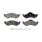 Front Ceramic Disc Brake Pads TEC-820 For 2000-2002 Dodge Dakota Durango