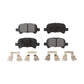Rear Ceramic Disc Brake Pads TEC-828 For Toyota Camry Avalon Solara