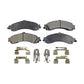 Rear Ceramic Disc Brake Pads TEC-834 For Chevrolet Silverado 1500 GMC Tahoe Sierra Suburban Yukon Avalanche XL Cadillac Escalade ESV EXT